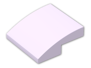 LEGO® Brick: Slope Brick Curved 2 x 2 x 0.667 15068 | Color: Lavender