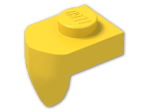 LEGO® Brick: Plate 1 x 1 with Tooth Perpendicular 15070 | Color: Bright Yellow