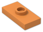 LEGO® Brick: Plate 1 x 2 with Groove with 1 Centre Stud, without Understud 15573 | Color: Bright Orange