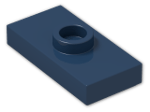 LEGO® Stein: Plate 1 x 2 with Groove with 1 Centre Stud, without Understud 15573 | Farbe: Earth Blue