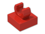 LEGO® Stein: Tile 1 x 1 with Clip (Thick C-Clip) 15712 | Farbe: Bright Red