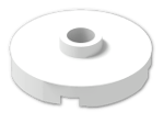 LEGO® Stein: Plate 2 x 2 Round with 1 Centre Stud 18674 | Farbe: White