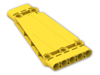 LEGO® Brick: Technic Panel 5 x 11 Trapezium 18945 | Color: Bright Yellow