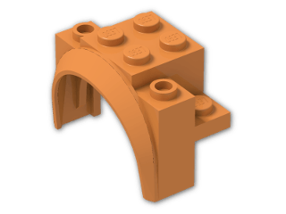 LEGO® Stein: Car Mudguard 4 x 2.5 x 2.333 18974 | Farbe: Bright Orange