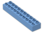 LEGO® Brick: Duplo Brick 2 x 10 2291 | Color: Medium Blue
