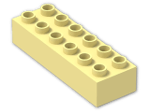 LEGO® Brick: Duplo Brick 2 x 6 2300 | Color: Light Yellow