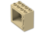 LEGO® Brick: Duplo Door Frame 2 x 4 x 3 with Raised Door Outline 2332 | Color: Brick Yellow