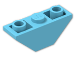LEGO® Brick: Slope Brick 45 3 x 1 Inverted Double 2341 | Color: Medium Azur