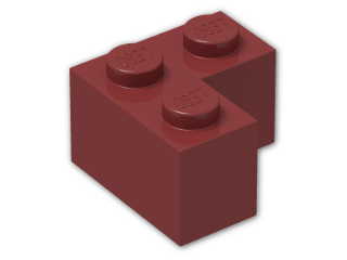 LEGO® Brick: Brick 2 x 2 Corner 2357 | Color: New Dark Red
