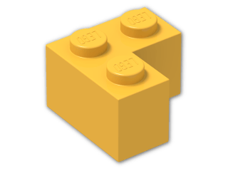 LEGO® Stein: Brick 2 x 2 Corner 2357 | Farbe: Flame Yellowish Orange