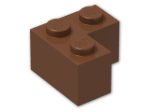 LEGO® Brick: Brick 2 x 2 Corner 2357 | Color: Reddish Brown