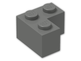 LEGO® Stein: Brick 2 x 2 Corner 2357 | Farbe: Dark Grey
