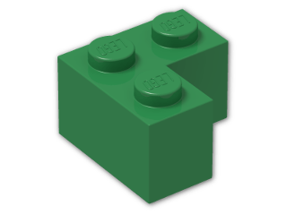 LEGO® Stein: Brick 2 x 2 Corner 2357 | Farbe: Dark Green