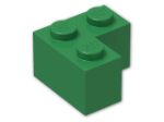 LEGO® Brick: Brick 2 x 2 Corner 2357 | Color: Dark Green