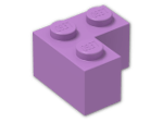 LEGO® Brick: Brick 2 x 2 Corner 2357 | Color: Medium Lavender