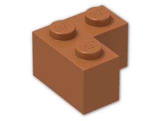 LEGO® Brick: Brick 2 x 2 Corner 2357 | Color: Dark Orange