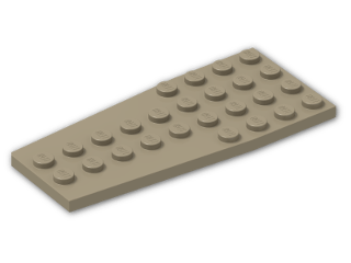 LEGO® Brick: Wing 4 x 9 2413 | Color: Sand Yellow