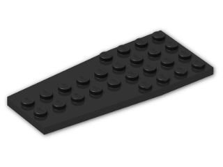 LEGO® Brick: Wing 4 x 9 2413 | Color: Black