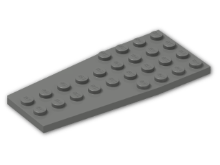LEGO® Stein: Wing 4 x 9 2413 | Farbe: Dark Grey