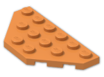 LEGO® Brick: Plate 3 x 6 without Corners 2419 | Color: Bright Orange