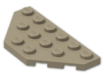LEGO® Brick: Plate 3 x 6 without Corners 2419 | Color: Sand Yellow
