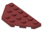 LEGO® Brick: Plate 3 x 6 without Corners 2419 | Color: New Dark Red