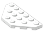 LEGO® Brick: Plate 3 x 6 without Corners 2419 | Color: White