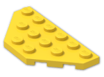 LEGO® Brick: Plate 3 x 6 without Corners 2419 | Color: Bright Yellow