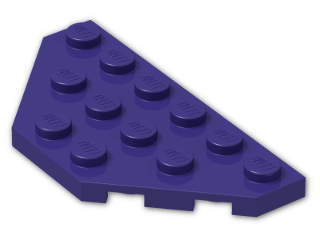 LEGO® Brick: Plate 3 x 6 without Corners 2419 | Color: Medium Lilac