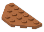 LEGO® Brick: Plate 3 x 6 without Corners 2419 | Color: Dark Orange