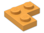 LEGO® Brick: Plate 2 x 2 Corner 2420 | Color: Bright Yellowish Orange