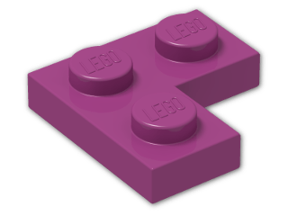 LEGO® Stein: Plate 2 x 2 Corner 2420 | Farbe: Bright Reddish Violet