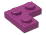 LEGO® Stein: Plate 2 x 2 Corner 2420 | Farbe: Bright Reddish Violet