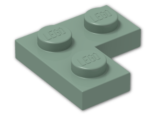 LEGO® Brick: Plate 2 x 2 Corner 2420 | Color: Sand Green