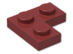 LEGO® Brick: Plate 2 x 2 Corner 2420 | Color: New Dark Red