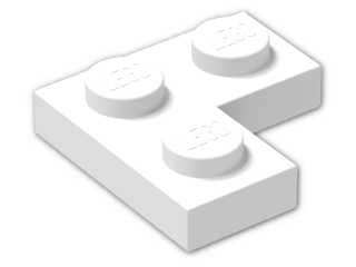 LEGO® Stein: Plate 2 x 2 Corner 2420 | Farbe: White