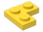 LEGO® Brick: Plate 2 x 2 Corner 2420 | Color: Bright Yellow
