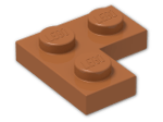 LEGO® Brick: Plate 2 x 2 Corner 2420 | Color: Dark Orange