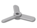 LEGO® Stein: Propellor 3 Blade 4 Diameter 2421 | Farbe: Medium Stone Grey