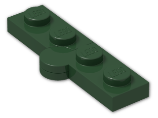 LEGO® Stein: Hinge Plate 1 x 4 (Complete) 2429c01 | Farbe: Earth Green