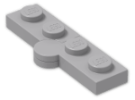 LEGO® Brick: Hinge Plate 1 x 4 (Complete) 2429c01 | Color: Medium Stone Grey