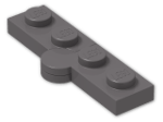LEGO® Brick: Hinge Plate 1 x 4 (Complete) 2429c01 | Color: Dark Stone Grey
