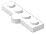 LEGO® Brick: Hinge Plate 1 x 4 (Complete) 2429c01 | Color: White