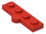 LEGO® Brick: Hinge Plate 1 x 4 (Complete) 2429c01 | Color: Bright Red
