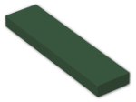 LEGO® Brick: Tile 1 x 4 with Groove 2431 | Color: Earth Green