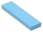 LEGO® Brick: Tile 1 x 4 with Groove 2431 | Color: Dove Blue