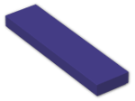LEGO® Stein: Tile 1 x 4 with Groove 2431 | Farbe: Medium Lilac