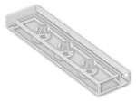 LEGO® Brick: Tile 1 x 4 with Groove 2431 | Color: Transparent