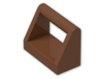LEGO® Brick: Tile 1 x 2 with Handle 2432 | Color: Reddish Brown