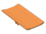 LEGO® Stein: Hinge 6 x 3 Radar/Blade/Spoiler/Panel 2440 | Farbe: Bright Orange